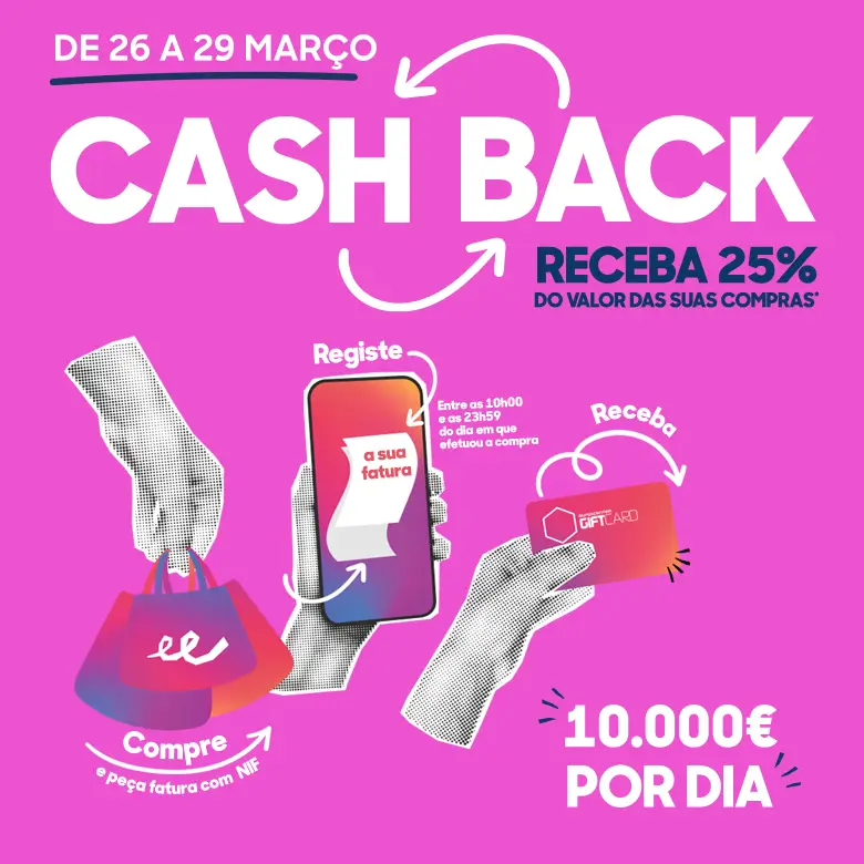 Receba 25% do valor das suas compras