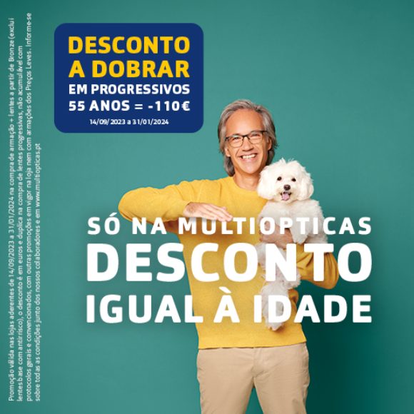 Desconto = à idade